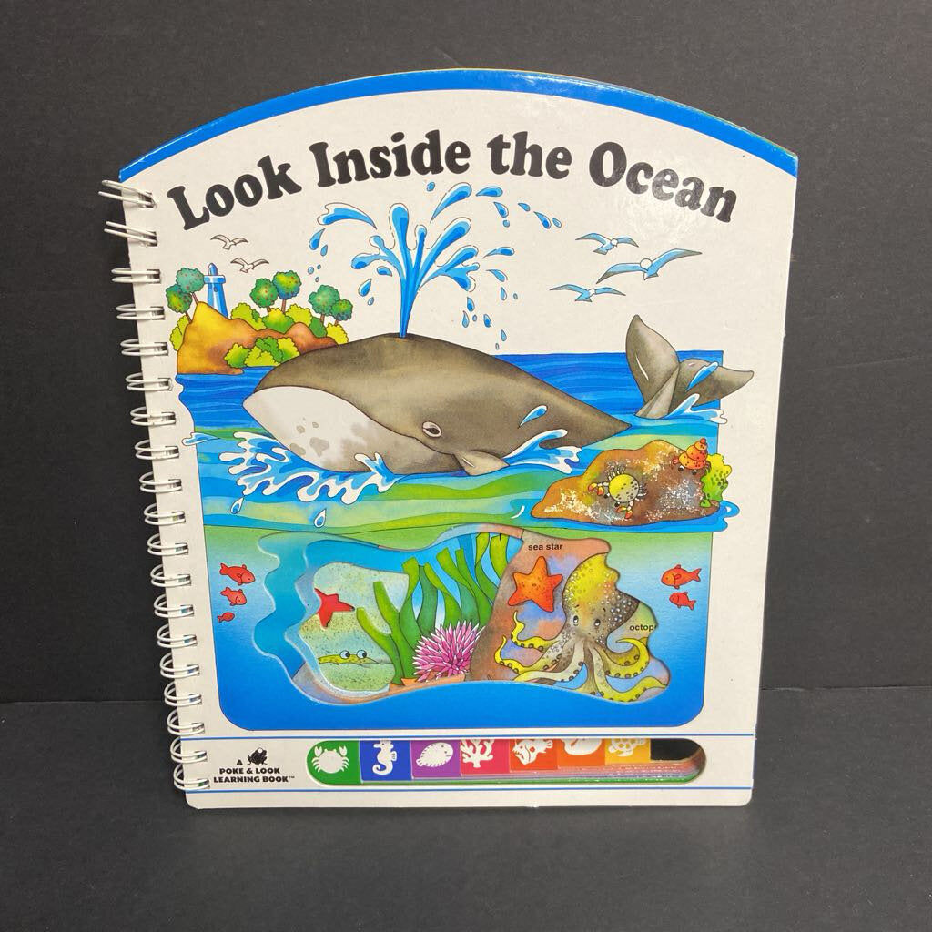 Look Inside the Ocean (Laura Crema & Patrizia Malfatti) (Sea Animals) -educational board