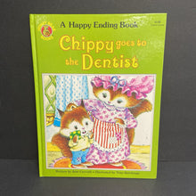Load image into Gallery viewer, Chippy Goes to the Dentist (Honey Bear / A Happy Ending Book) (Jane Carruth) -character hardcover
