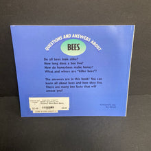 Load image into Gallery viewer, Questions and Answers About Bees (Betty Polisar Reigot) (Insects) -educational paperback
