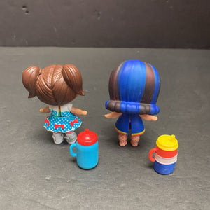 2pk Dolls w/Accessories