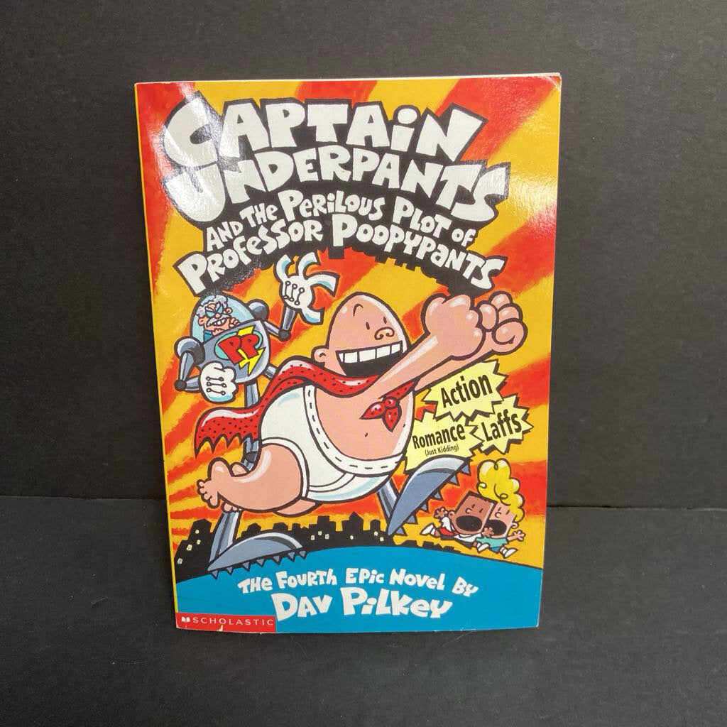 Captain Underpants and the Perilous Plot of Professor Poopypants (Dav Pilkey) -series paperback