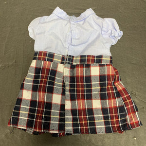 School Uniform Dress for 18" Doll