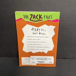 Zap! I'm a Mind Reader (The Zack Files) (Dan Greenburg) -series paperback
