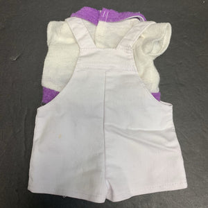 2pc Overalls Outfit for 18" Doll