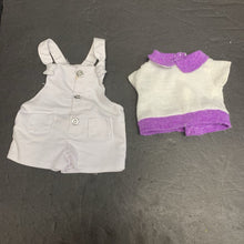 Load image into Gallery viewer, 2pc Overalls Outfit for 18&quot; Doll
