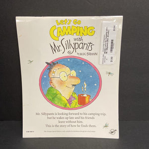 Let's Go Camping with Mr. Sillypants (M.K. Brown) -paperback
