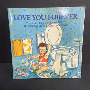 Love You Forever (Robert Munsch) (Family) (Teal Cover) -paperback