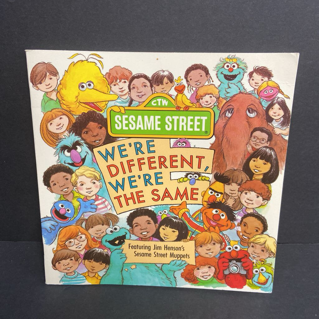 We're Different, We're the Same (Jim Henson's Sesame Street Muppets) (Bobbi Jane Kates) -character paperback