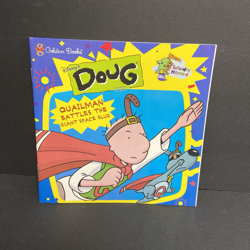 Quailman Battles the Giant Space Slug (Disney's Doug) (Golden Book) (Joe Fallon) -character paperback