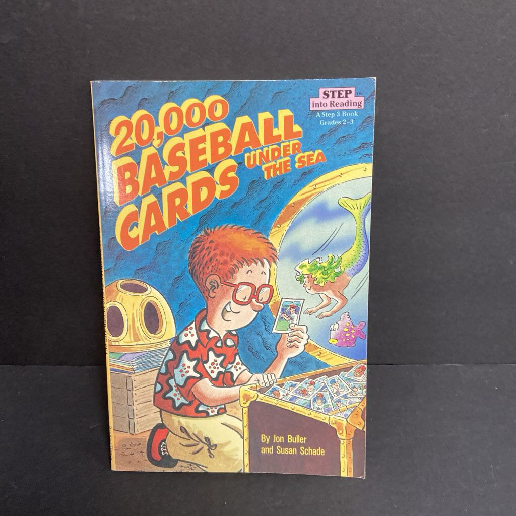 20,000 Baseball Cards Under the Sea (Step Into Reading Level 3) (Jon Buller & Susan Schade) -reader paperback