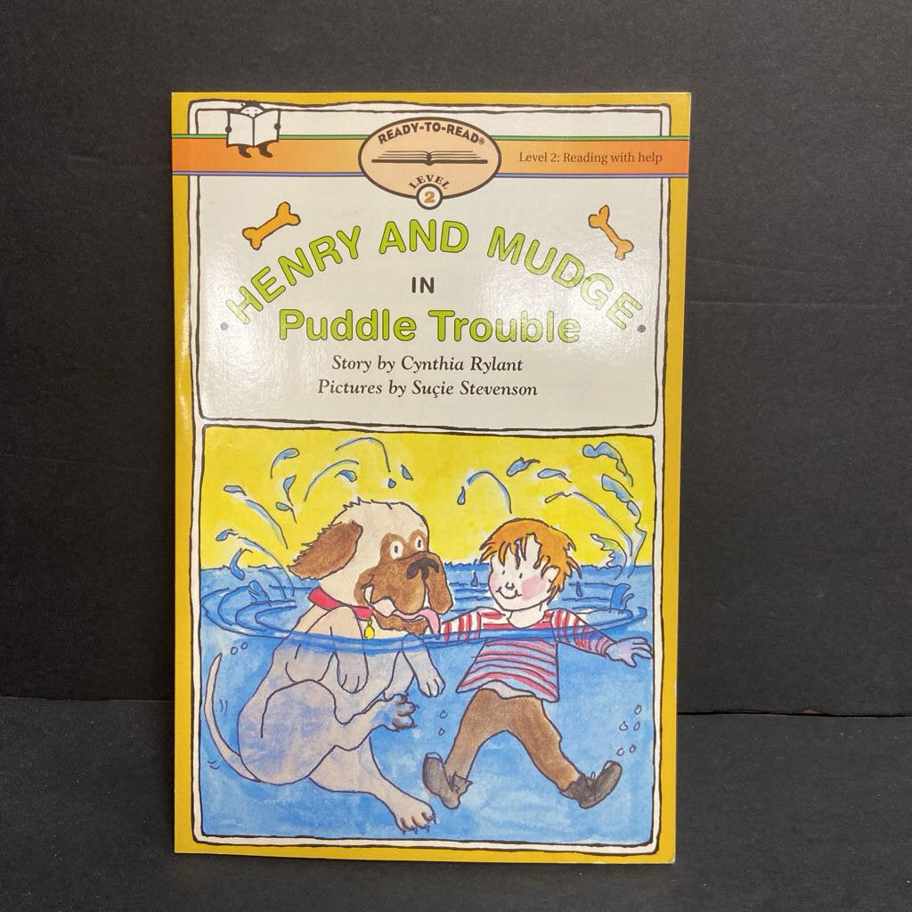 Henry and Mudge in Puddle Trouble (Ready to Read Level 2) (Cynthia Rylant) -character reader paperback