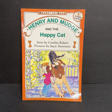 Load image into Gallery viewer, Henry and Mudge and the Happy Cat (Ready to Read Level 2) (Cynthia Rylant) (Old Cover) -character reader paperback
