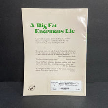 Load image into Gallery viewer, A Big Fat Enormous Lie (Marjorie Weinman Sharmat) -paperback
