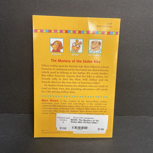 The Mystery of the Stolen Bike (Arthur) (Marc Brown & Stephen Krensky) -character reader series paperback