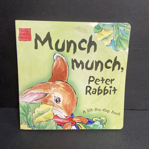 Munch, Munch Peter Rabbit (Lift-the-Flap) (Peter Rabbit Seedlings) (Beatrix Potter & Emily Gale) -character board