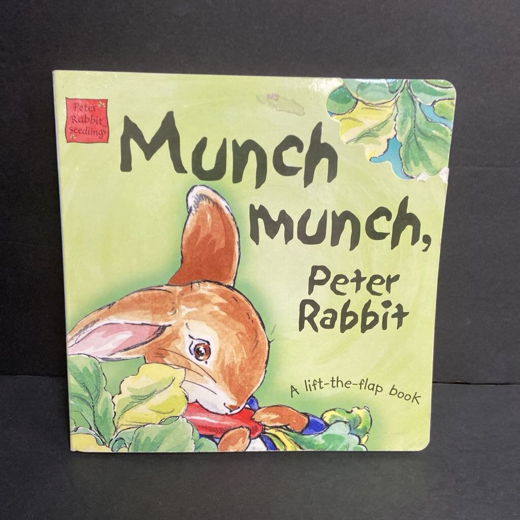 Munch, Munch Peter Rabbit (Lift-the-Flap) (Peter Rabbit Seedlings) (Beatrix Potter & Emily Gale) -character board