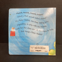 Load image into Gallery viewer, Munch, Munch Peter Rabbit (Lift-the-Flap) (Peter Rabbit Seedlings) (Beatrix Potter &amp; Emily Gale) -character board
