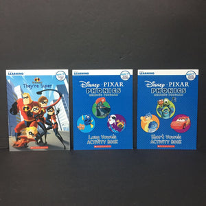 Disney Pixar Phonics Reading Program Boxed Set (Disney Learning) -character reader paperback