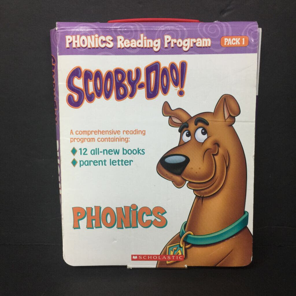 Scooby-Doo Phonics Box Set -character reader paperback