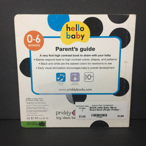 Hello Baby: Mirror Board Book (Roger Priddy) -board