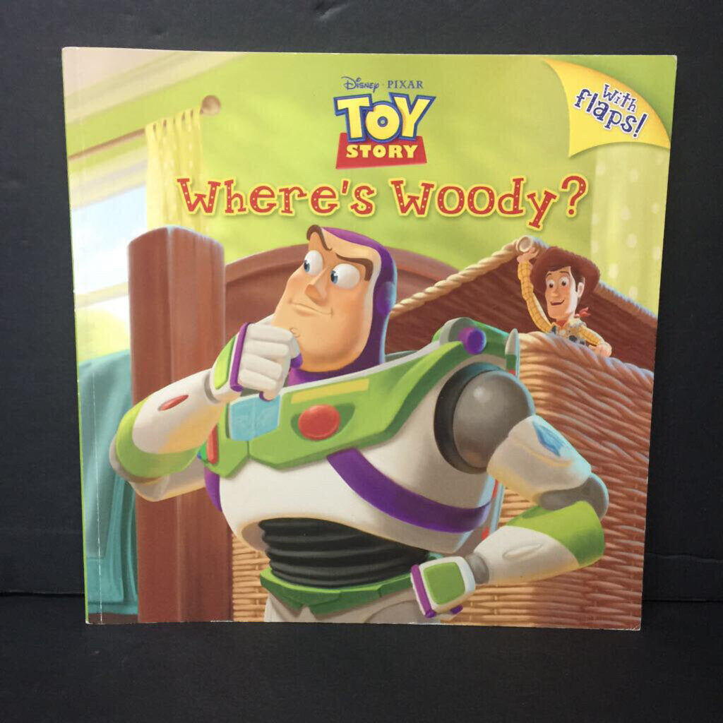 Where's Woody? (Disney Pixar Toy Story) (Lift-The-Flap) -character paperback