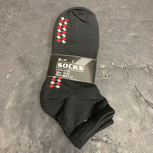 3pk Boys Argyle Print Socks (NEW)