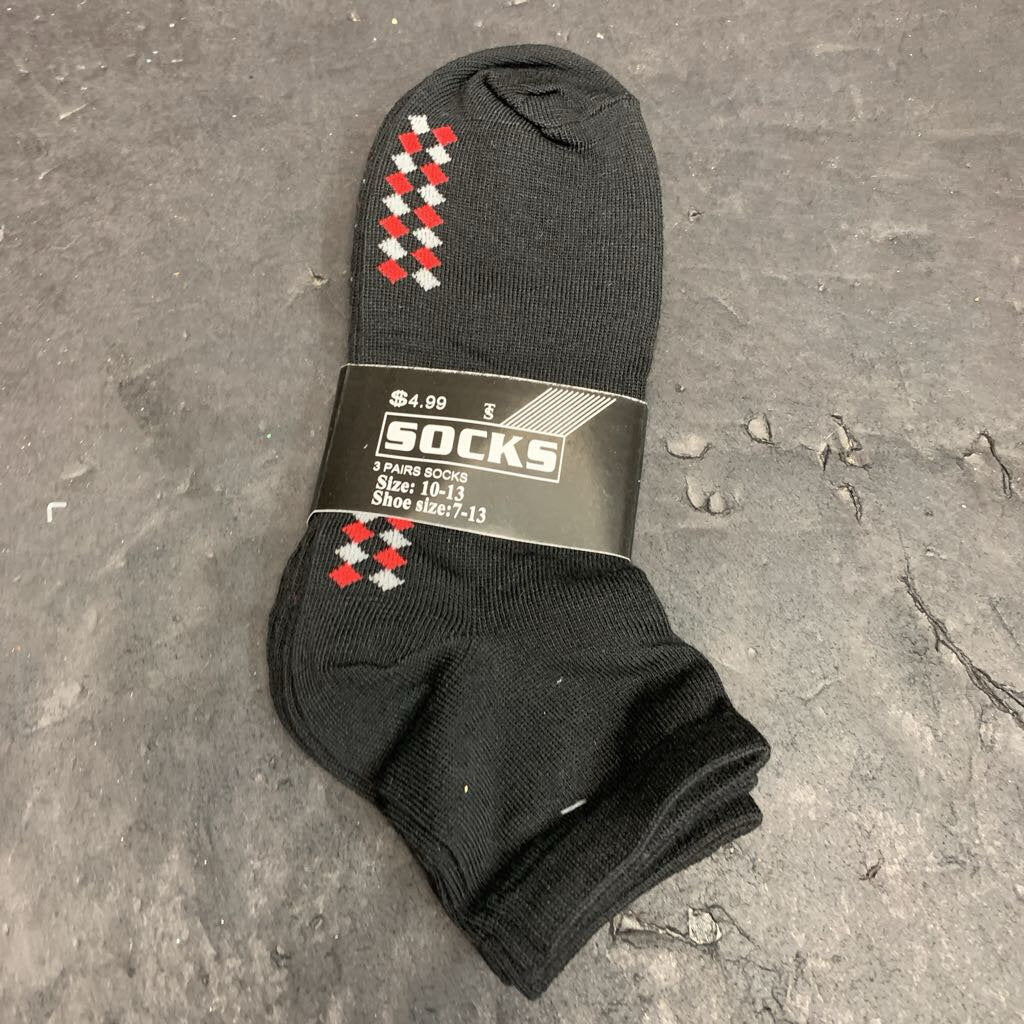 3pk Boys Argyle Print Socks (NEW)