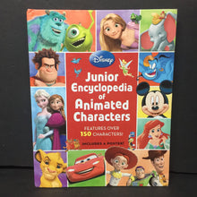 Load image into Gallery viewer, Junior Encyclopedia of Animated Characters (Disney) -character hardcover
