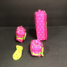 Load image into Gallery viewer, Polka Dot Suitcase w/Accessories for 18&quot; Doll
