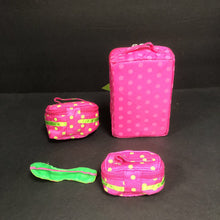 Load image into Gallery viewer, Polka Dot Suitcase w/Accessories for 18&quot; Doll
