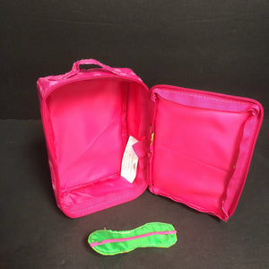 Polka Dot Suitcase w/Accessories for 18" Doll
