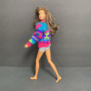 Doll in Sweater & Skirt