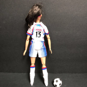 Signature Alex Morgan Soccer Doll w/Ball