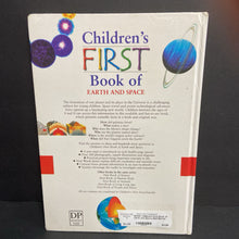 Load image into Gallery viewer, Children&#39;s First Book of Earth and Space (Neil Morris) (Environment/Space) -educational hardcover
