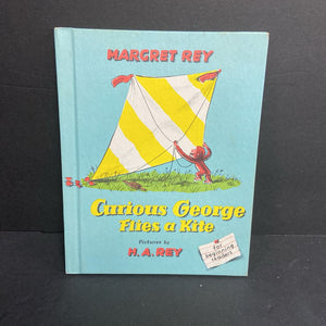 Curious George Flies a Kite (Margret Rey) -character hardcover