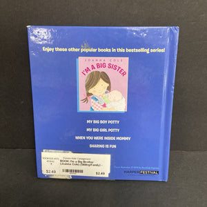 I'm a Big Brother (Joanna Cole) (Sibling/Family) -hardcover