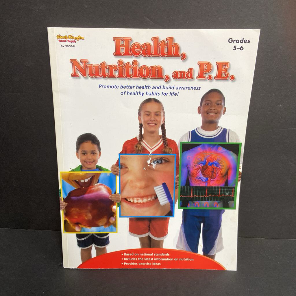 Health, Nutrition, and P.E. (Grades 5-6) -workbook paperback