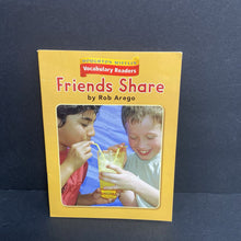 Load image into Gallery viewer, Friends Share (Houghton Mifflin Vocabulary Readers Level 1) (Rob Arego) -reader paperback
