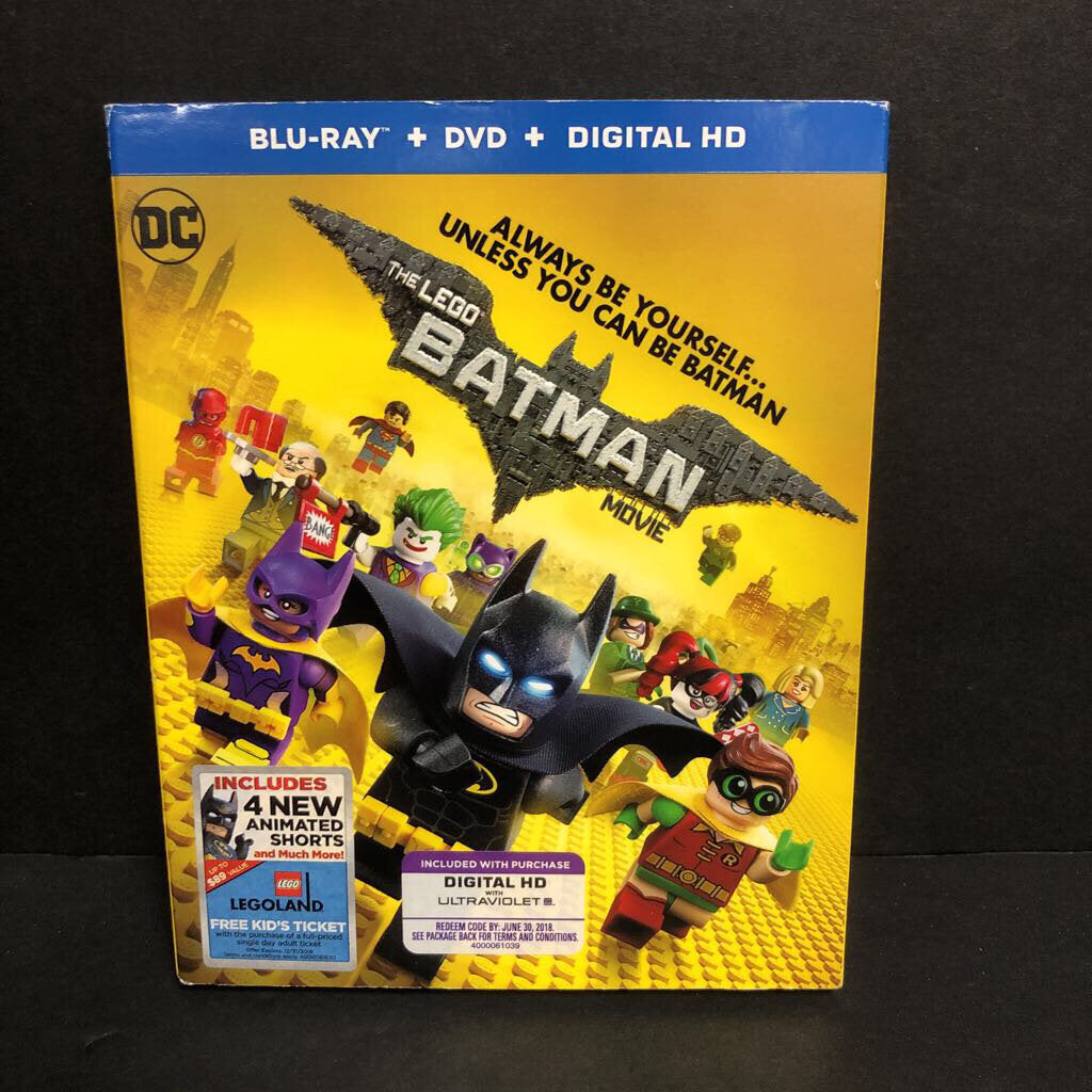The Lego Batman Movie 2-Disc Blu-Ray & DVD-Movie