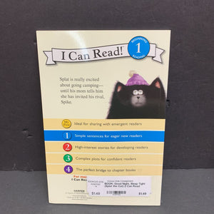 Good Night, Sleep Tight (Splat the Cat) (I Can Read Level 1) (Rob Scotton) -character reader paperback