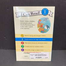 Load image into Gallery viewer, The Berenstain Bears at the Aquarium (I Can Read Level 1) (Jan &amp; Mike Berenstain) -character reader paperback
