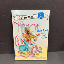 Load image into Gallery viewer, Fancy Nancy: Hair Dos and Hair Don&#39;ts (I Can Read Level 1) (Jane O&#39;Connor) -character reader paperback
