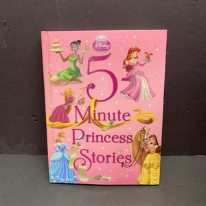 5-Minute Princess Stories (Disney Princess) (Bedtime Story) -character hardcover