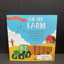 Load image into Gallery viewer, On the Farm (Susie Behar &amp; Essi Kimpimaki) (Shine-A-Light Book) -hardcover
