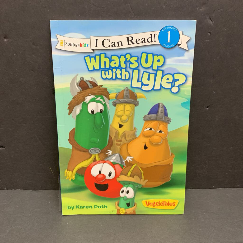 What's up with Lyle? (I Can Read Level 1 Zonderkidz) (VeggieTales) (Karen Poth) -religion character reader paperback