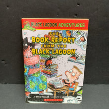 Load image into Gallery viewer, The Book Report From the Black Lagoon (Black Lagoon Adventures) (Mike Thaler) -series paperback
