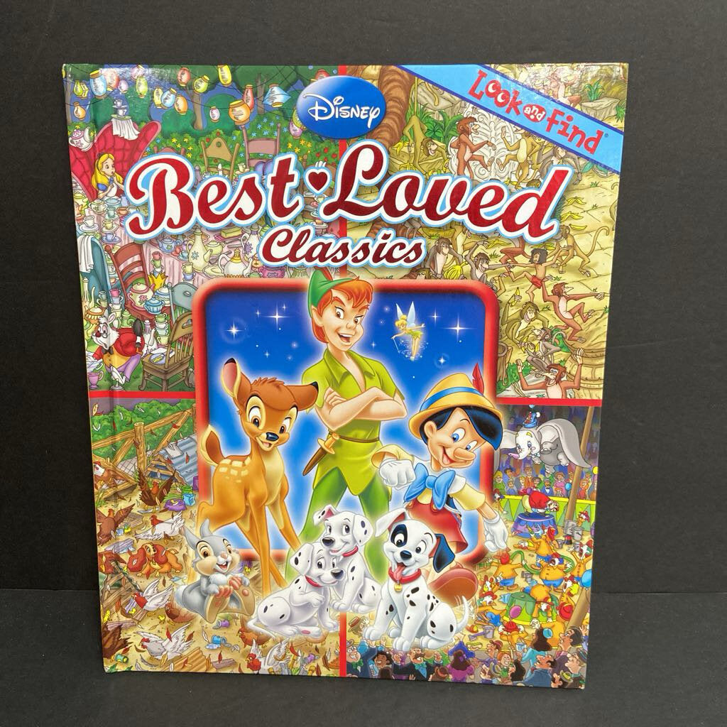 Disney Best Loved Classics -character look & find hardcover