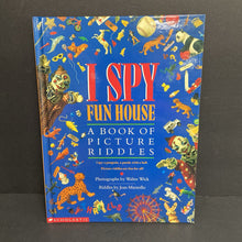 Load image into Gallery viewer, I Spy Fun House: A Book of Picture Riddles (Jean Marzollo) -look &amp; find hardcover

