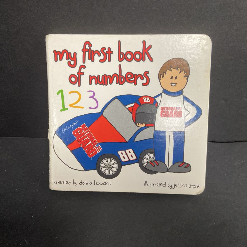 My First Book of Numbers 1 2 3 (Donna Howard) (Math) -educational board