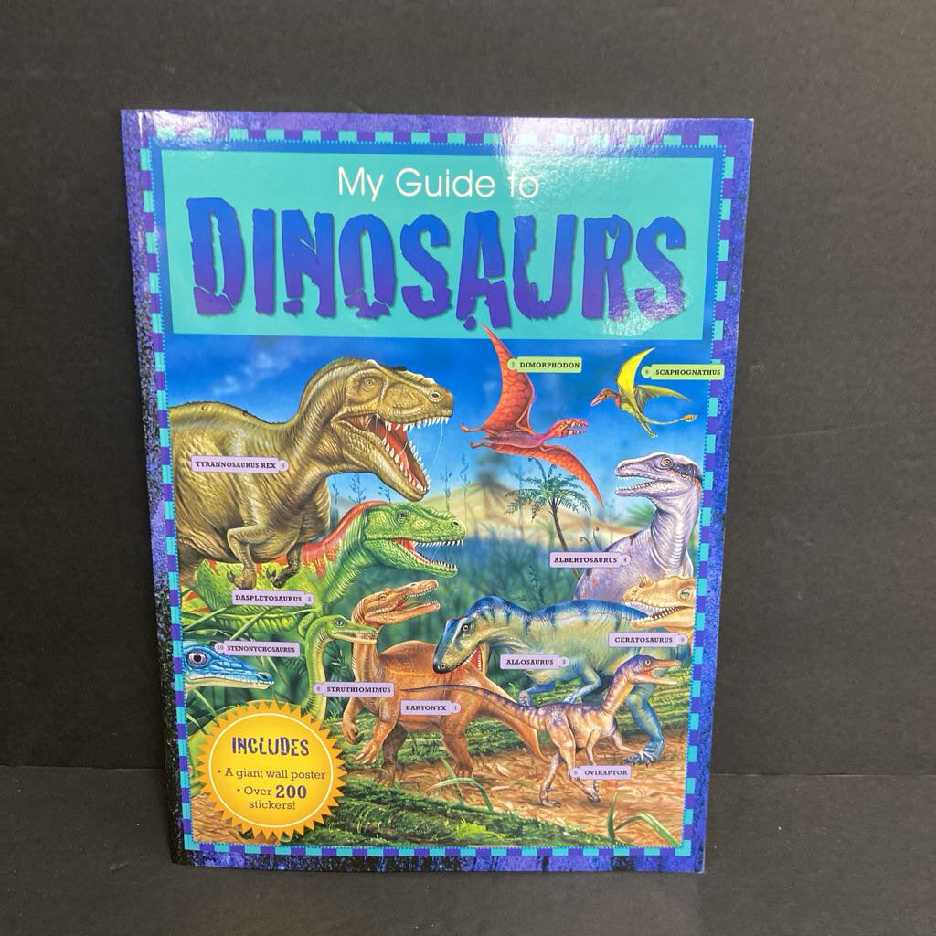 My Guide to Dinosaurs (Garry Fleming) -educational paperback